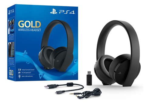 PS4 Gold Wireless Headset | PS4 | Buy Now | at Mighty Ape NZ