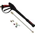 Apache 99023802 4000 PSI Pressure Washer Gun Kit with Male Metric Adapters & Quick Disconnect ...