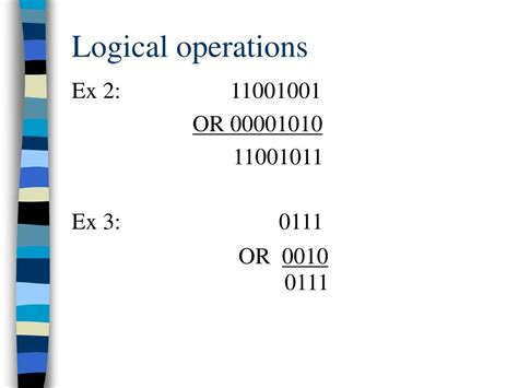 PPT - Logical and Shift operations PowerPoint Presentation, free download - ID:6770489