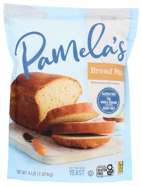 Pamela's Products Bread Mix Gluten Free -- 4 lbs - Vitacost