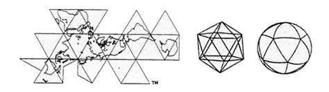 The Fuller (Dymaxion) Projection - Air-Ocean World - Unique Features - A New Perception of Earth ...