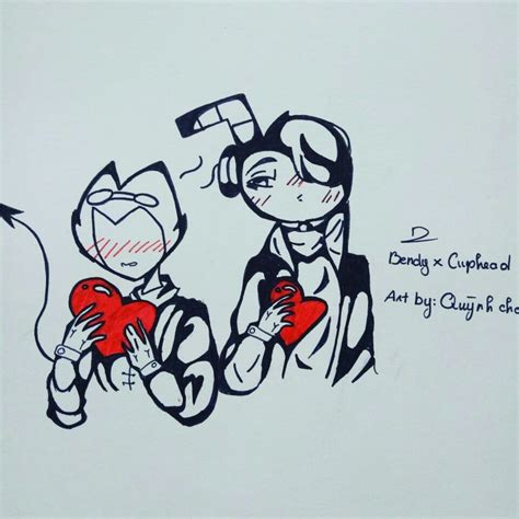 bendy x cuphead