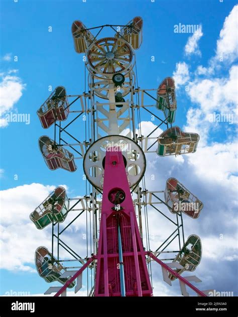Zipper carnival ride Stock Photo - Alamy