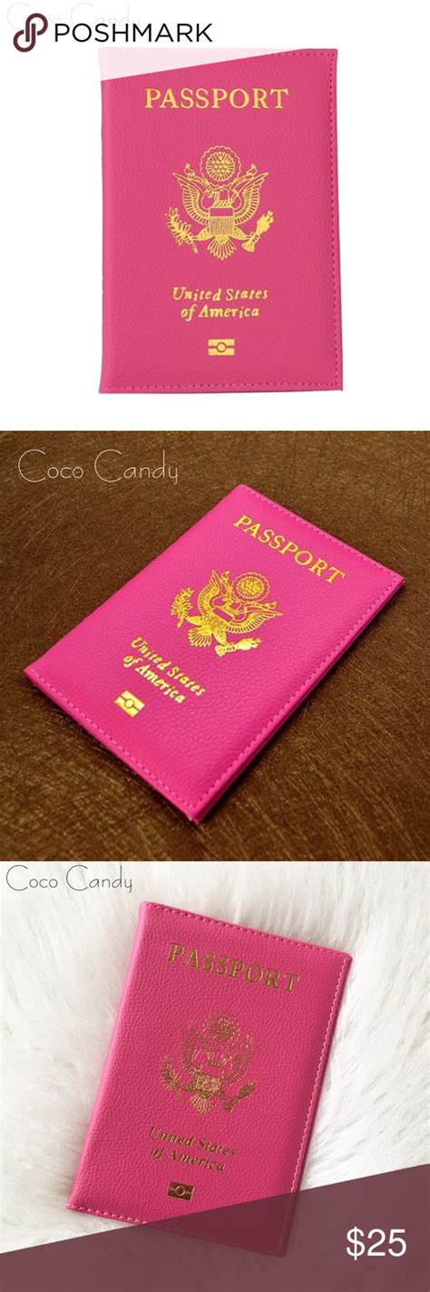 🆕Pink Passport Cover | Dark pink, Passport cover, Candy boutique