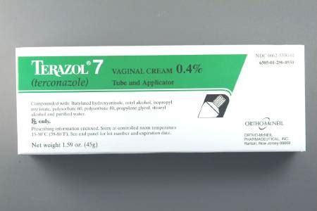 Terazol 7 (Generic Terconazole Vaginal Cream, Vaginal Suppositories ...