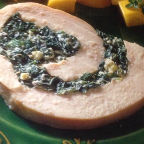 Roast Pork stuffed with spinach