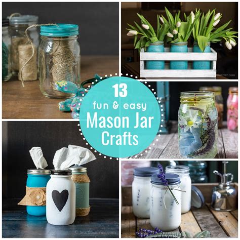 13 Mason Jar Crafts - Easy and Fun Ideas to Make Today | Hearth and Vine