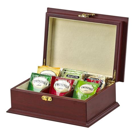 Personalized Wood Tea Box– The National Memo