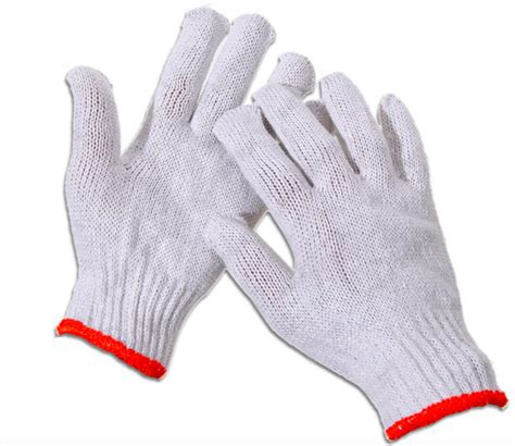 7 / 10 Gauge Safety White Hand Protection Gloves For Industrial Use 22 ...