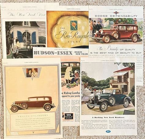 1930s Car Ads