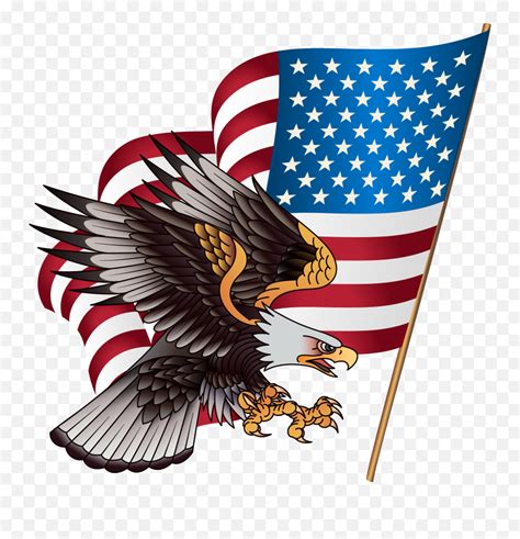 American Flag With Eagle Png U0026 Free American Flag With Eagle Emoji,Usflag Emoji - Free Emoji ...