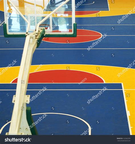 Colorful Basketball Court Stock Photo 122362378 : Shutterstock