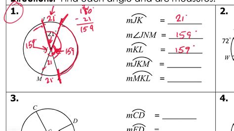 Arc And Central Angles