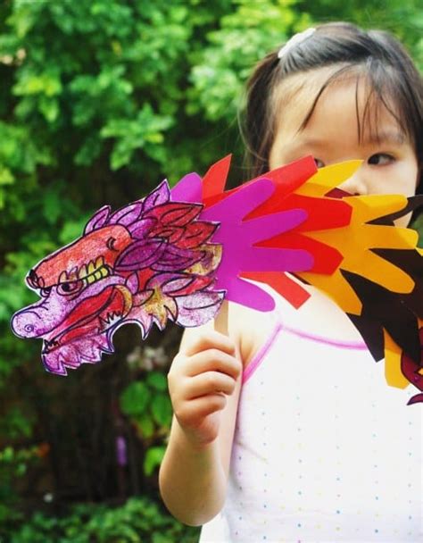 chinese new year craft dragon (2) - Red Ted Art's Blog