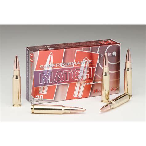 Hornady Superformance .223 Remington 75 Grain BTHP SPF Match Ammo, 20 rounds - 199568, .223 ...