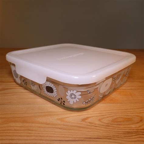 Large Glass Storage Container with Plastic Lid