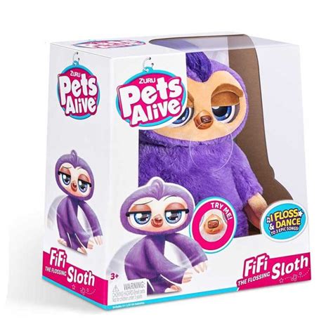 Zuru Pets Alive Fifi Sloth Floss Dance Doll - Kids Paradise