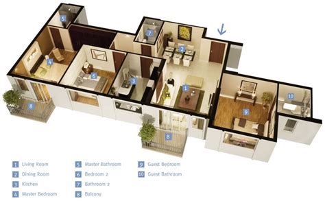 3 Bedroom House Floor Plan | www.resnooze.com