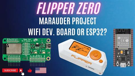 Flipper Zero : Should you buy a Wi-Fi Debugger board or a ESP32 module for the Marauder Project ...