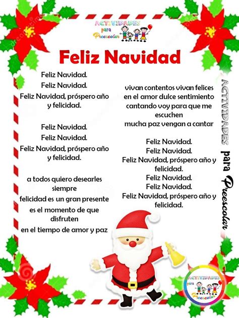 CANCIONES NAVIDEÑAS - Imagenes Educativas | Cancionero navideño, Villancicos navideños para ...