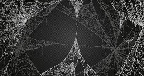 Cobweb realism set. Spiderweb for halloween, spooky, scary, horror decor 2304434 Vector Art at ...