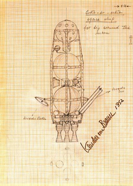 Wernher von Braun's Moon Rocket - Neatorama