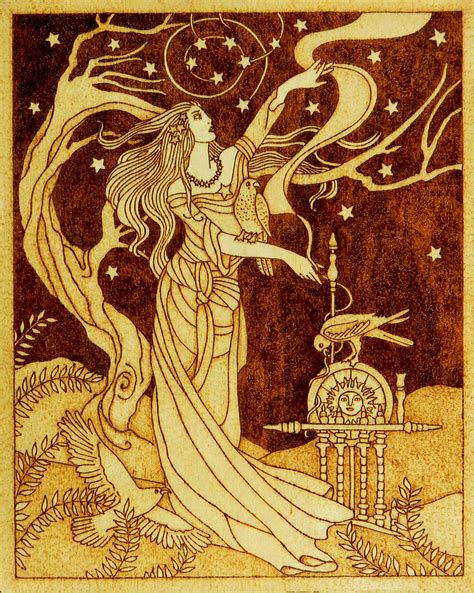 Frigg Norse goddess of wisdom wife of Odin by YANKA-arts-n-crafts on DeviantArt