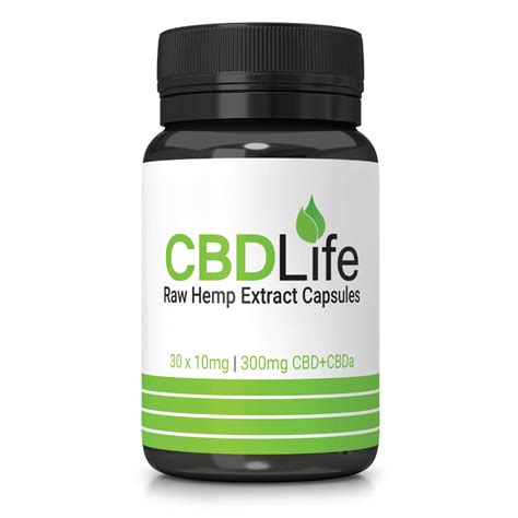 Hemp Oil Capsules 30 x 10mg – 300mg CBD+CBDa - CBD Hemp Ireland