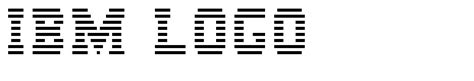 IBM Logo free font
