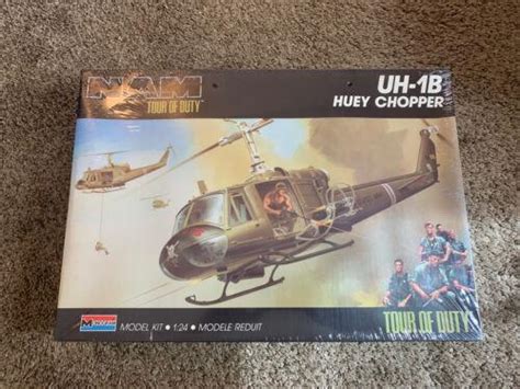 1/24 Monogram UH-1B Huey Gunship Helicopter Model Kit 6086 - Sealed | #4544478299