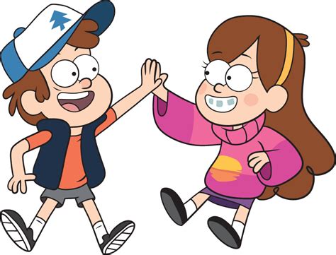 High five by MF99K on deviantART | Dipper and mabel, Gravity falls ...