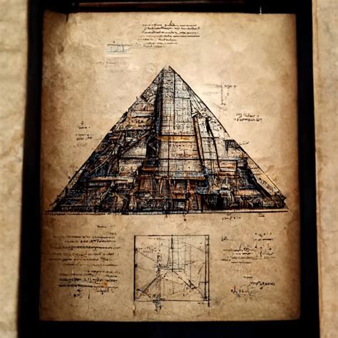 Pyramid of Giza Blueprints (5) by Broskisart on DeviantArt