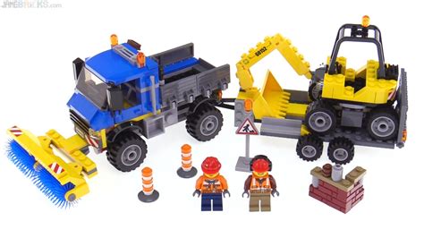 LEGO City 2017 Sweeper & Excavator review! 60152