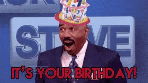 Its Your Birthday GIF - SteveHarvey Birthday GIFs | Insultos, Steve ...