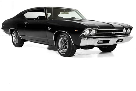 1969 Chevrolet Chevelle Black Real SS 396 4-Spd