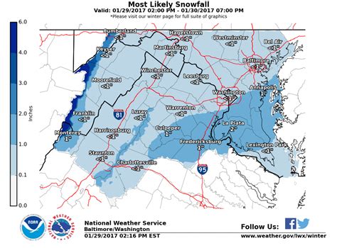 Washington DC Weather: Up to 2 Inches Possible, Impacting Monday ...