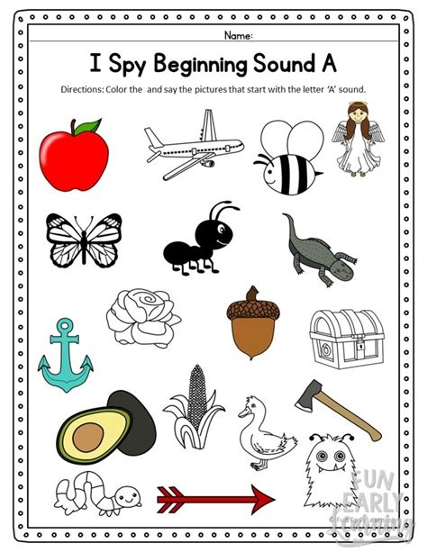 I Spy Beginning Sounds – Fun Early Learning