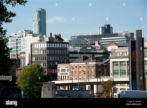 Liverpool UK England Modern Skyline Stock Photo - Alamy