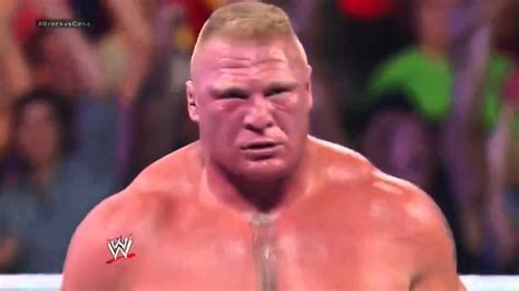 Brock Lesnar - F5' John Cena (2014) - YouTube