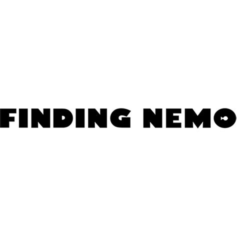 Finding Nemo Logo Font