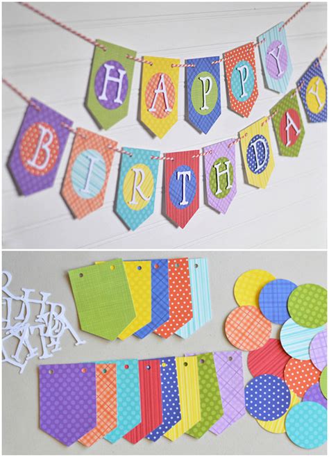 20 DIY Birthday Banner Ideas with FREE Printable Templates