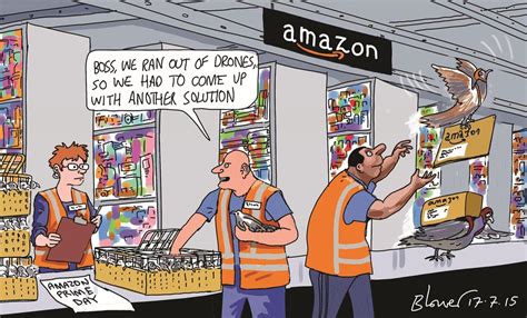 Blower’s retail cartoon: Amazon delivers its Prime Day parcels ...