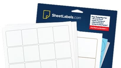 Standard Label Sizes | SheetLabels.com