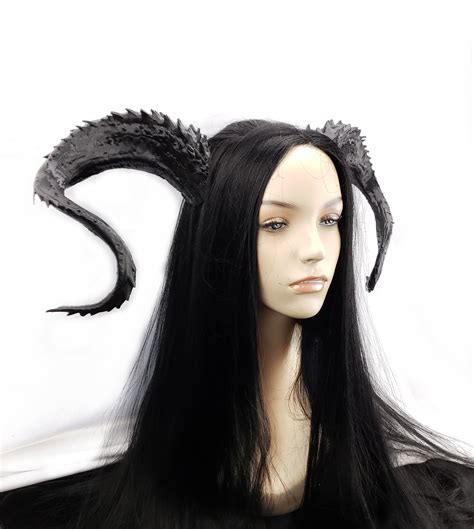 Large King Demon Horns for Costumes and Cosplay- Made to order – Firebird Leather