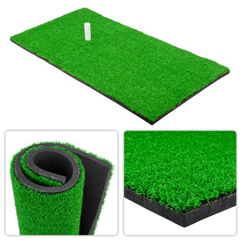 12" x 24" Golf Driving Range Swing Practice Strip Chipping Mat Rubber ...