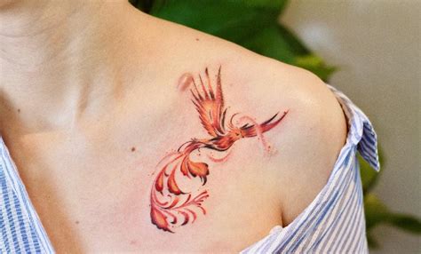 Fire Phoenix Tattoo Designs