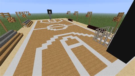 Outdoor Basketball Court Minecraft Map