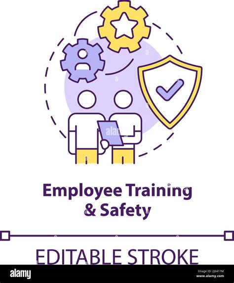 Employee training and safety concept icon Stock Vector Image & Art - Alamy