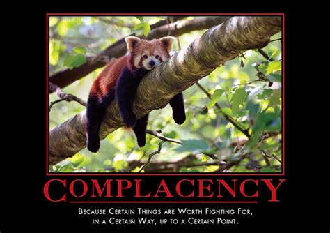 Complacency | Demotivational posters, Poster, Despair