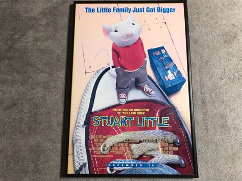 Framed Vintage Stuart Little Movie Poster 28 X 41